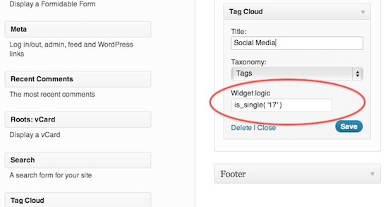 How to Place WordPress Widgets Only on Certain Pages
